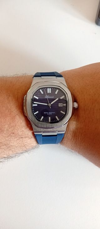 Reloj Nautilus Azul 39mm Acero Inoxidable Nuevo