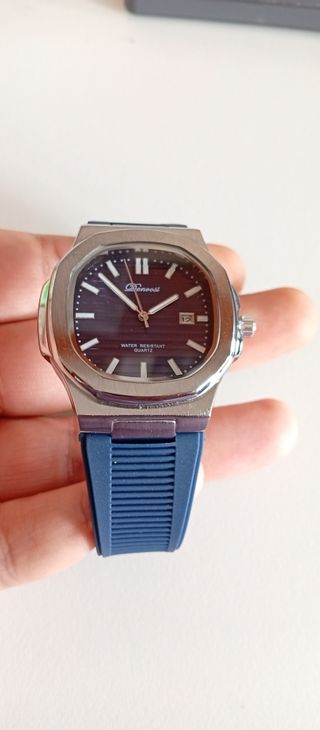 Reloj Nautilus Azul 39mm Acero Inoxidable Nuevo