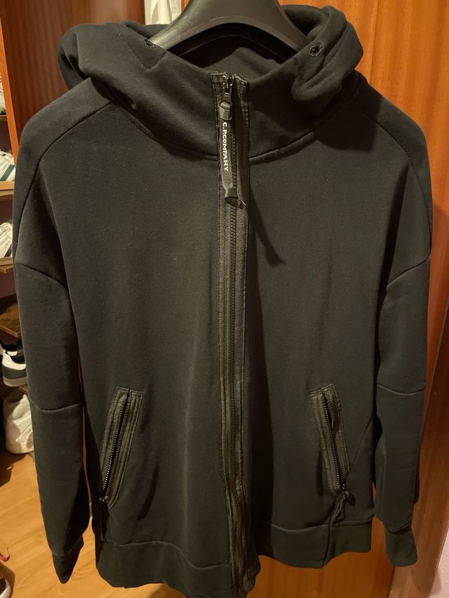 Sudadera CP Company Negra Cremallera