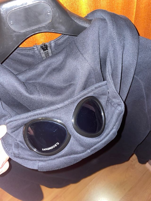 Sudadera CP Company Negra Cremallera