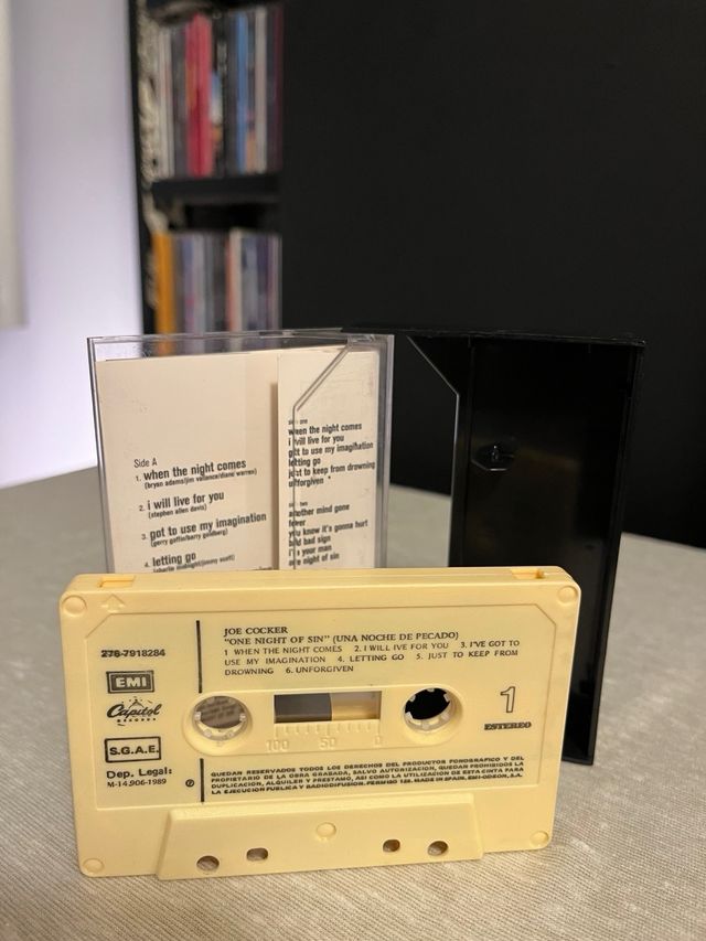 Joe Cocker - One Night of Sin (Cassette 1989)