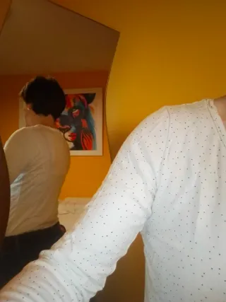 Camiseta Promod beige manga larga