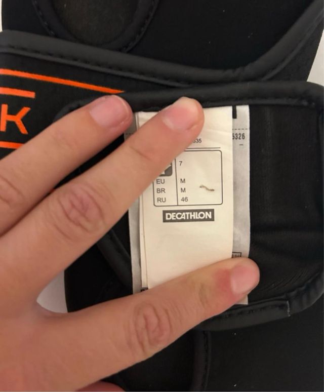 Mitones Body Combat Outshock Negro Naranja