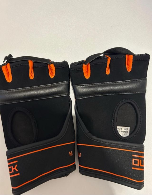 Mitones Body Combat Outshock Negro Naranja