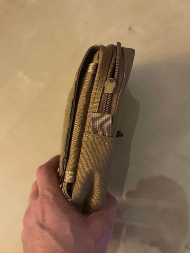 Bolsa Táctica MOLLE Beige/Verde Oliva