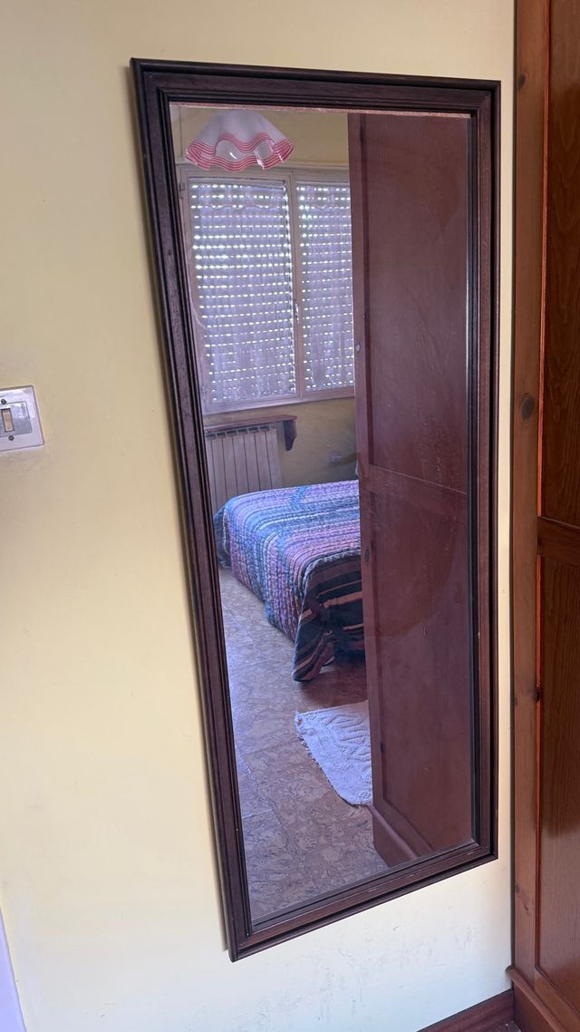 Espejo de pared marco madera