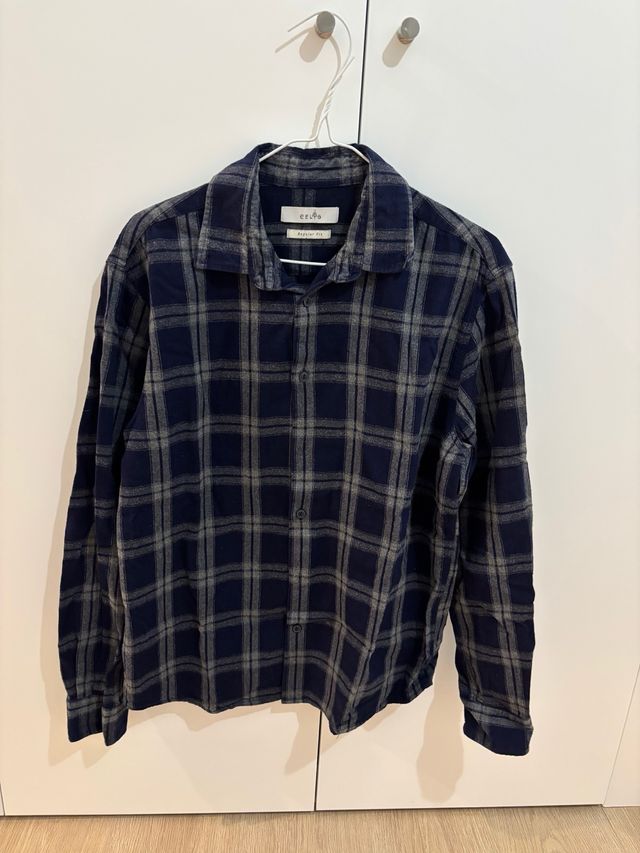 Camisa de franela a cuadros Talla M