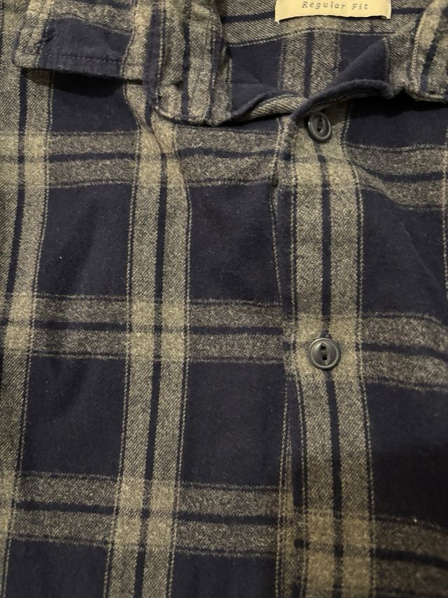 Camisa de franela a cuadros Talla M