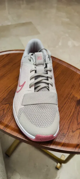 Zapatillas Nike Mujer Gris y Rosa Talla 38.5