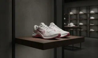 Zapatillas Nike Mujer Gris y Rosa Talla 38.5