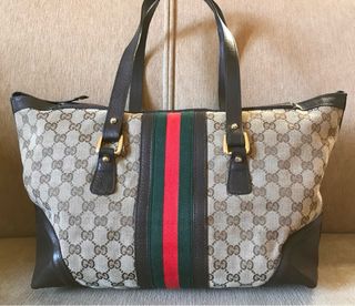 Borsa Tote Gucci Vintage GG Canvas