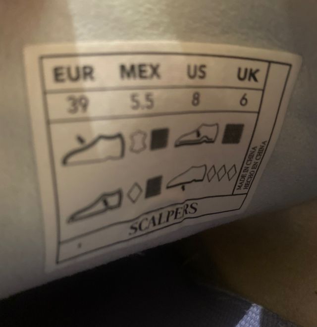 Zapatillas Scalpers Beige y Azul Mujer