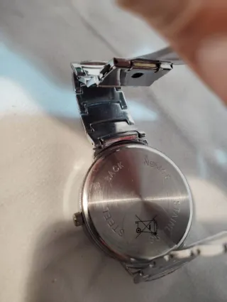 Reloj Ferrari Cromado Dorado y Plateado