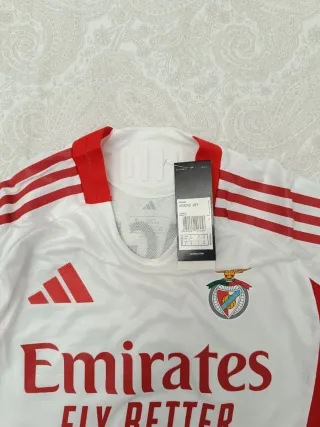 Camisola Alternativa Branca SL Benfica 2025-2026 S