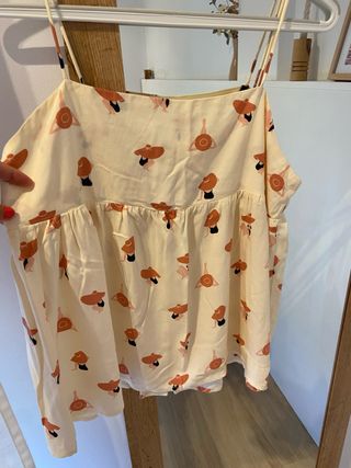 Blusa tirantes Compañía Fantástica estampado