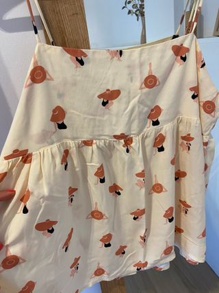 Blusa tirantes Compañía Fantástica estampado