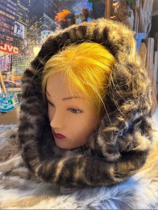 Bufanda de pelo sintético