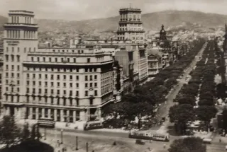 Barcelona España Lotto 3 cartoline anni 50 vintage