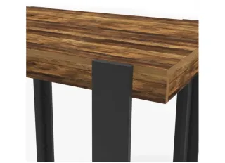 Tavolo alto da cucina in legno e metallo