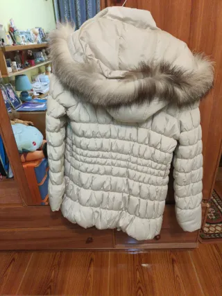 Chaqueta plumífero ANANY beige Talla M