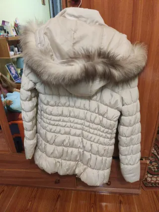 Chaqueta plumífero ANANY beige Talla M