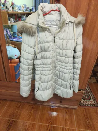 Chaqueta plumífero ANANY beige Talla M