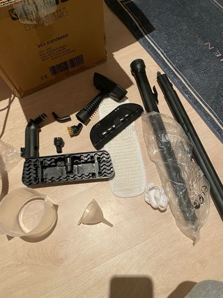 Vaporeta Limpiadora a Vapor Roja