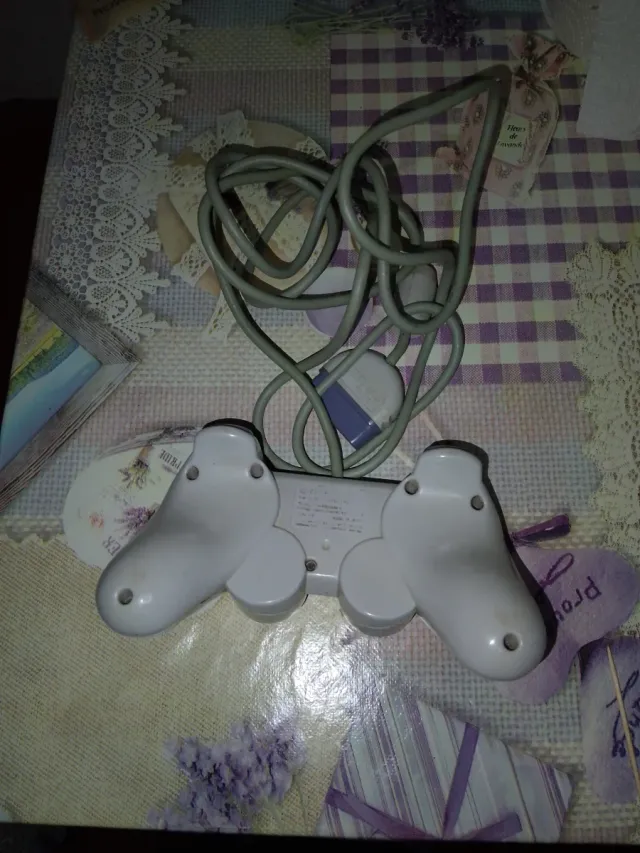 Mando PlayStation 1 Blanco Sony