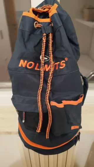 Sacca mono spalla No Limits blu e arancio