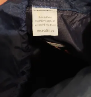 Sacca mono spalla No Limits blu e arancio