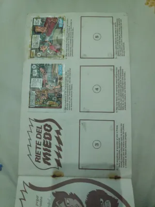 Álbum Cropan Ríete del Miedo Chocostein 12 cromos