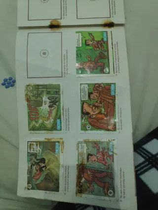 Álbum Cropan Ríete del Miedo Chocostein 12 cromos