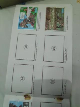 Álbum Cropan Ríete del Miedo Chocostein 12 cromos