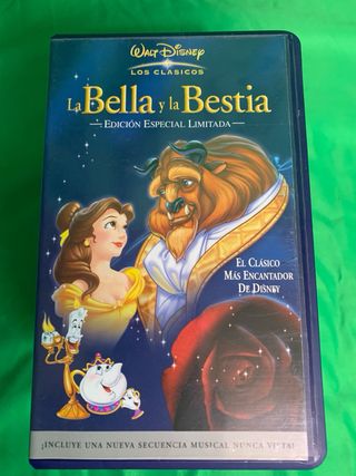 Lote 4 VHS Disney Clásicos (Español)