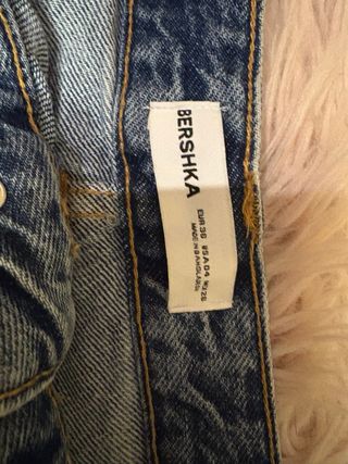 Mini falda cargo vaquera