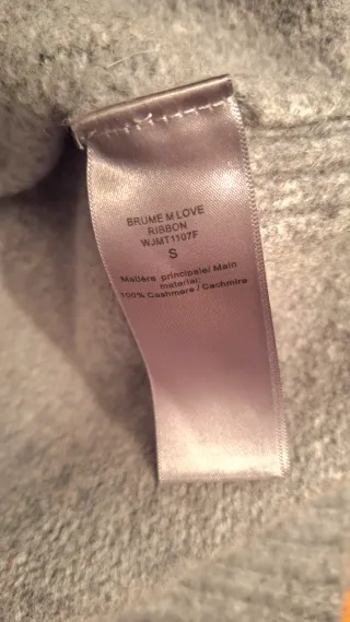 Jersey Zadig & Voltaire gris y rosa AMOUR