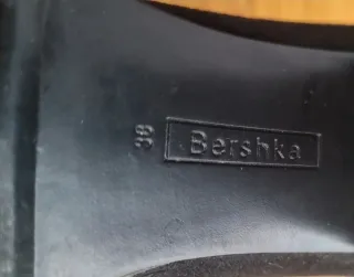 Botines tacón Bershka negros
