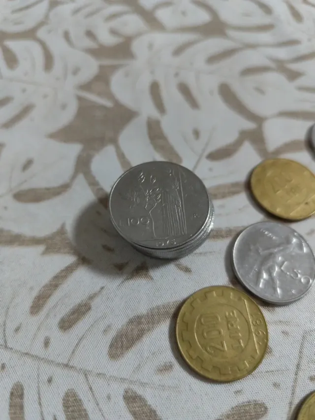 Lote monedas francesas e italianas