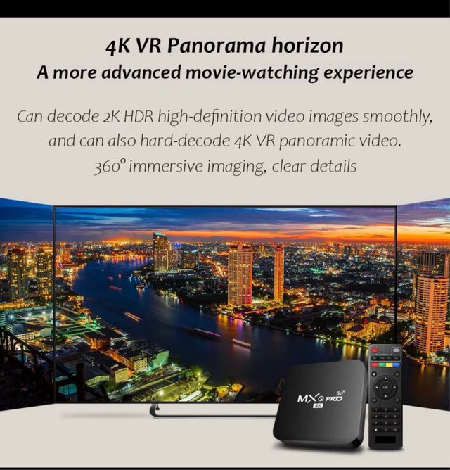 MXQ PRO 4K Android 10.0 Smart TV Box