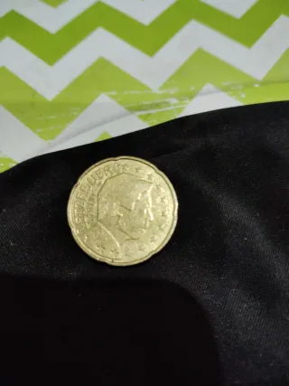 Moneda 20 céntimos Luxemburgo 2013