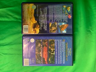 Lote 4 VHS Disney Clásicos (Español)
