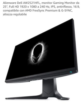 Monitor Gaming Alienware AW2521HFL 240Hz
