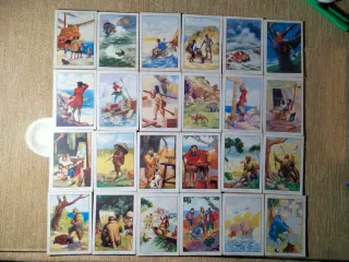 CROMOS AVENTURAS DE ROBINSON- THE Y ELIXIR PUJOL
