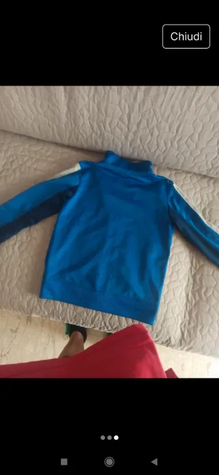 Giacca Nike bimbo blu