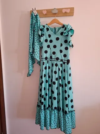 Traje Flamenca Niña 5-6 Años