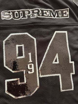 Supreme camiseta fútbol americano Negra Talla XL