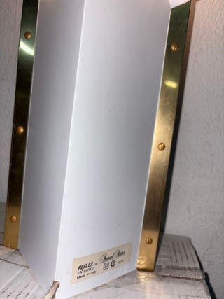 Lampada Samuel Parker oro e bianco