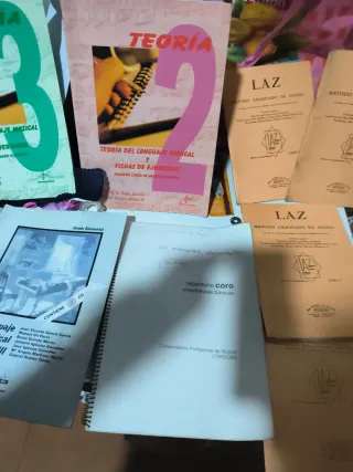 Lote libros de música y teoría musical