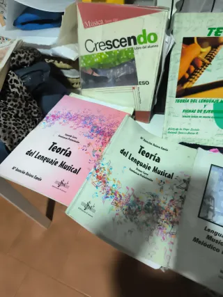 Lote libros de música y teoría musical