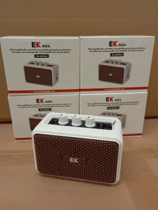 Mini amplificador de guitarra portátil y bluetooth